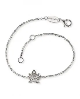 ENGELSRUFER Armband Lotus Silver med Zirkonia